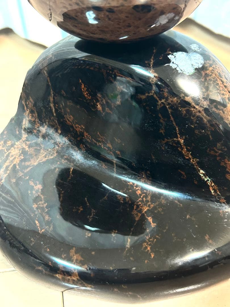 【最終値下げ】北海道紋別郡遠軽町白滝産　黒曜石　オブシディアン　パワーストーン