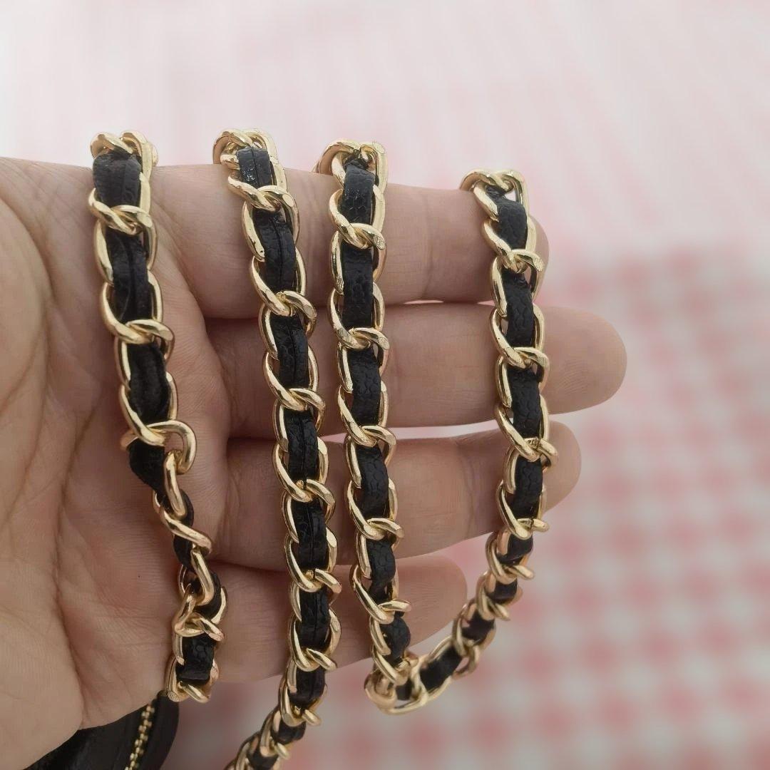 ☆おしゃれ☆ブラック　レザー　ショルダーバッグ