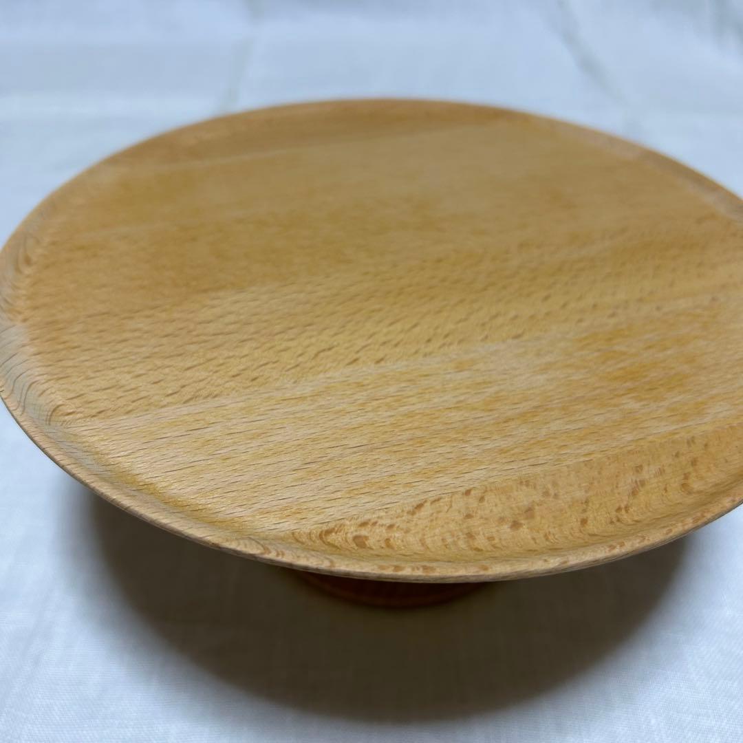 北欧暮らしの道具店　木のコンポート皿　ケーキスタンド
