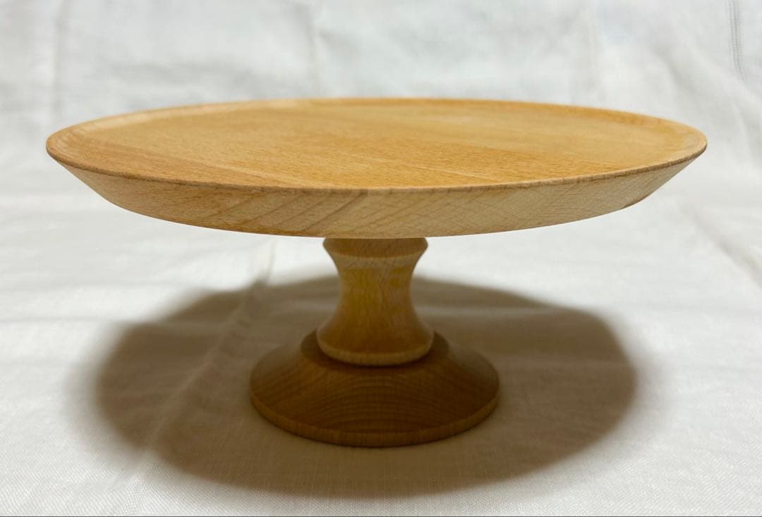 北欧暮らしの道具店　木のコンポート皿　ケーキスタンド