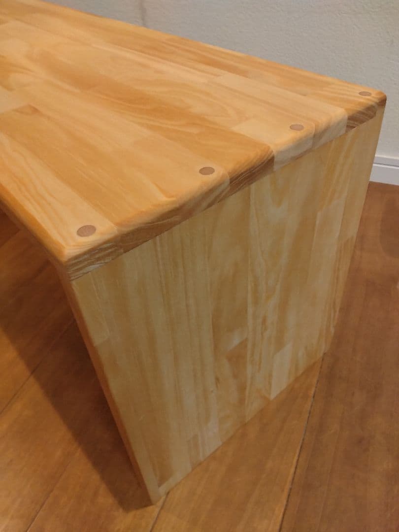 木製　ハンドメイド　オーダー　コの字　テーブル　机　テレビ台　水槽台　シェルフ