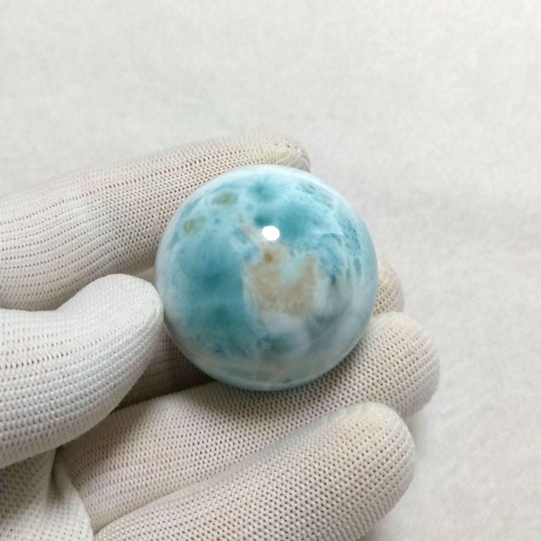 【お買い得】ラリマースフィア　丸玉　置物　原石　お手頃　４０㎜