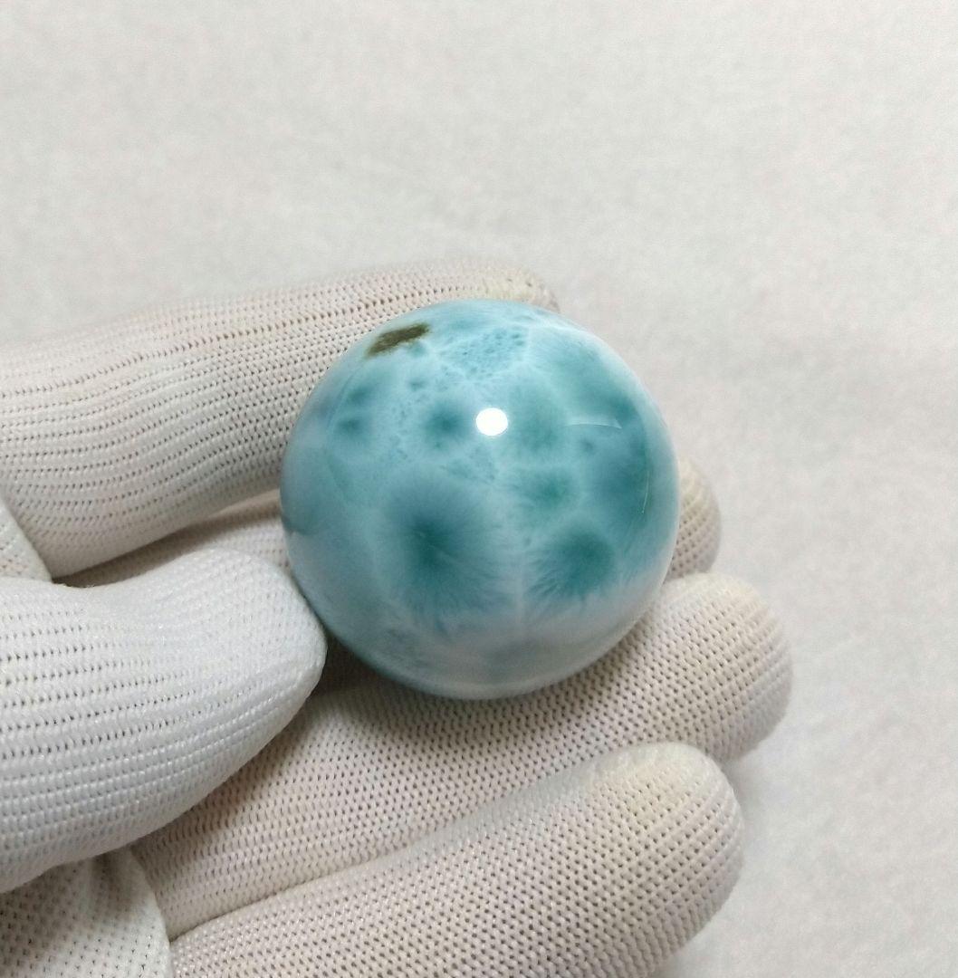 【お買い得】ラリマースフィア　丸玉　置物　原石　お手頃　４０㎜