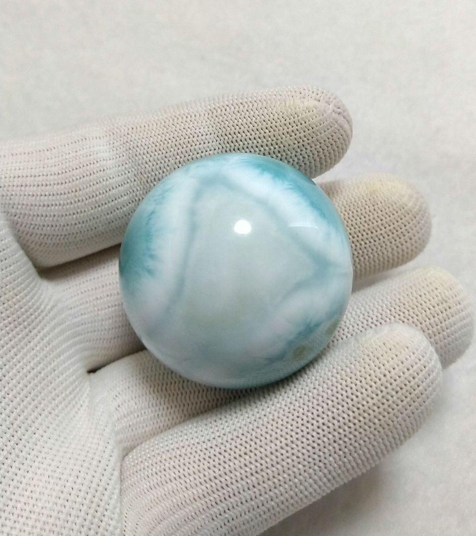 【お買い得】ラリマースフィア　丸玉　置物　原石　お手頃　４０㎜