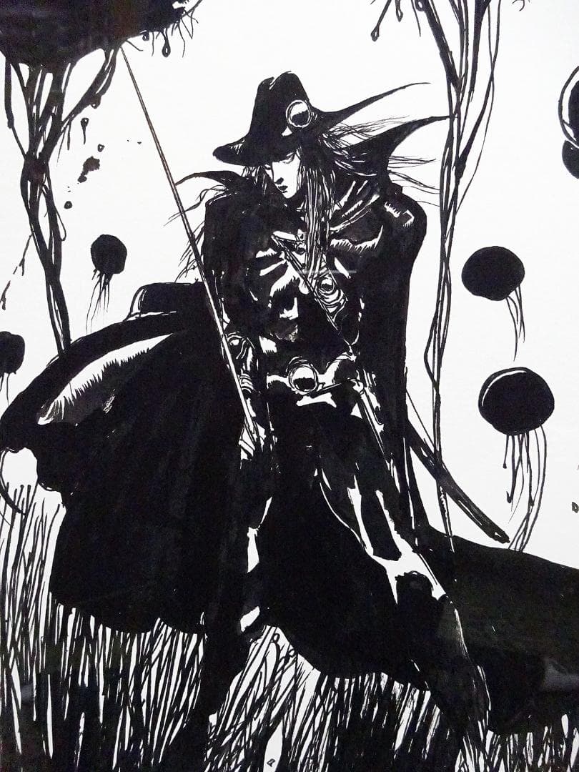 #天野喜孝 #オーダー版画③ #吸血鬼ハンターD #共箱 #アールビバン保証書