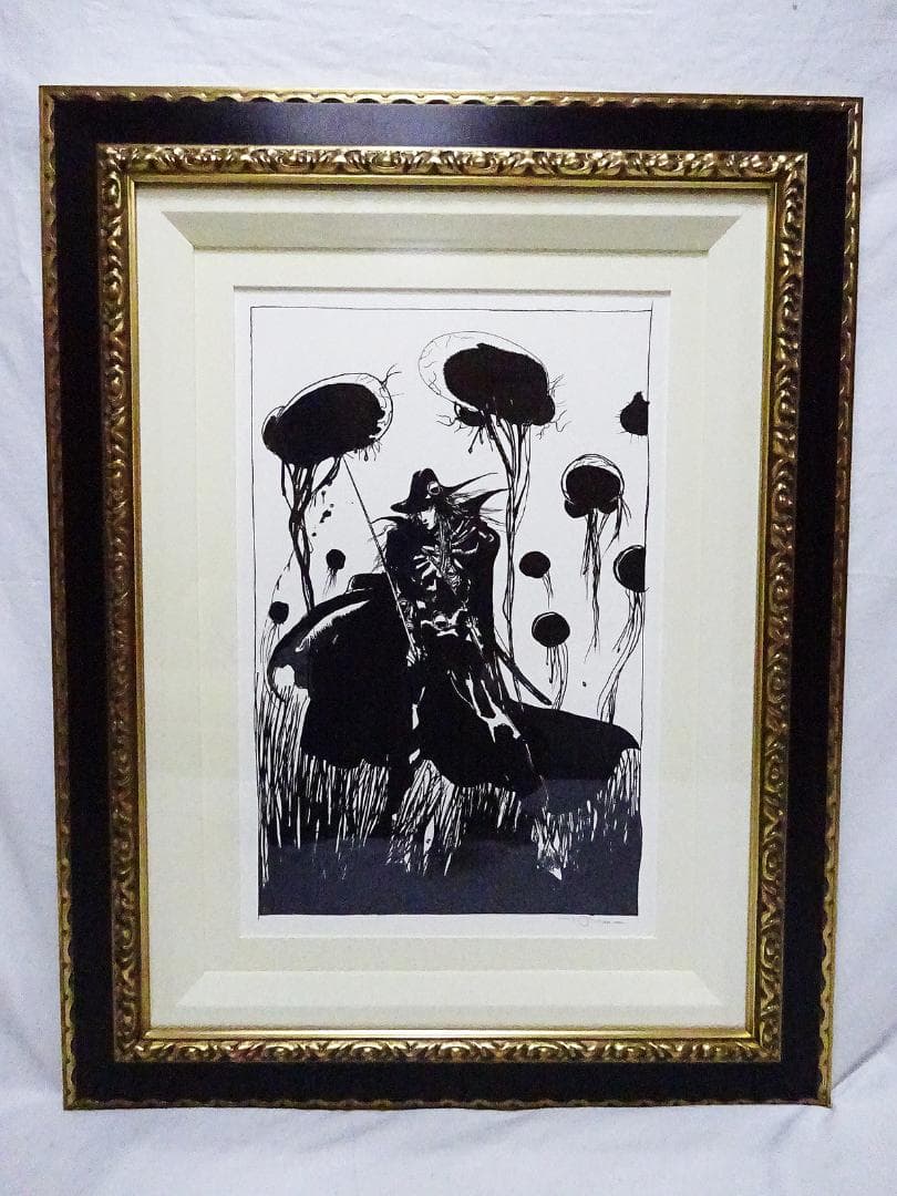 #天野喜孝 #オーダー版画③ #吸血鬼ハンターD #共箱 #アールビバン保証書