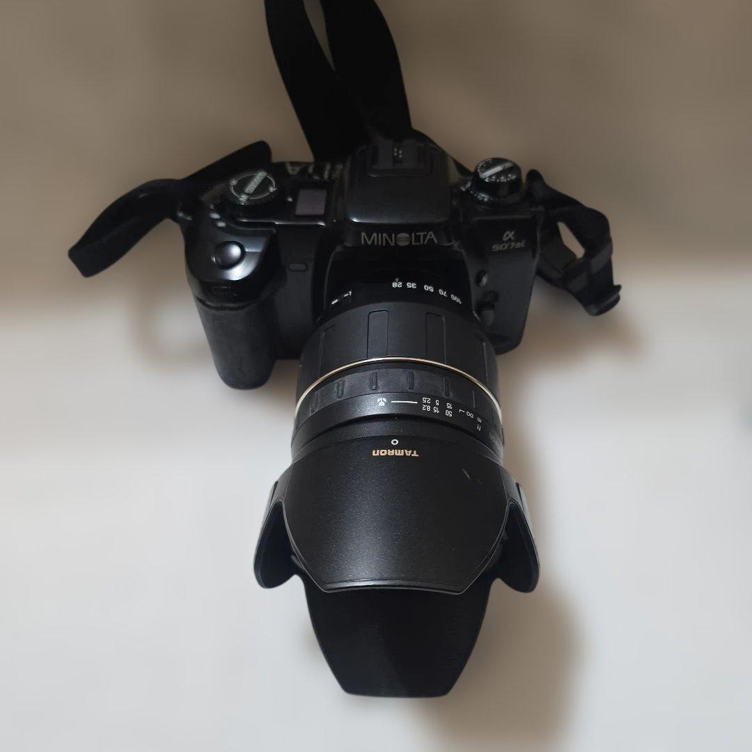 レンズ TAMRON 28-300mm 高倍率ズーム ＋ミノルタ α-507si