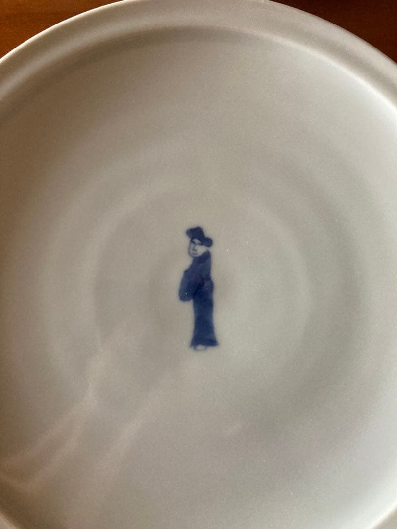 福珠窯　唐人図　平皿4枚　20cm 有田焼