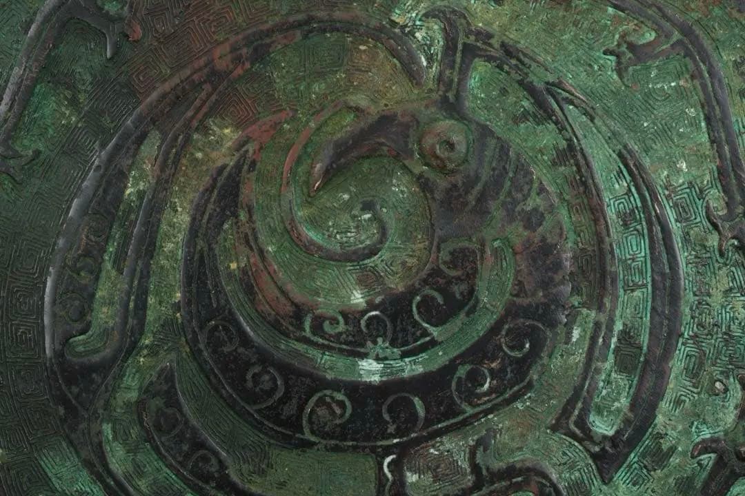中国　銅　置物　青銅水注 水器 龍紋鷲蓋青銅器 共箱付 古美術 骨董品