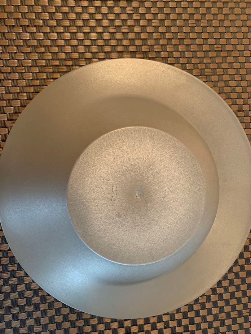 ARAS エイラス深型グレー皿 2枚セット