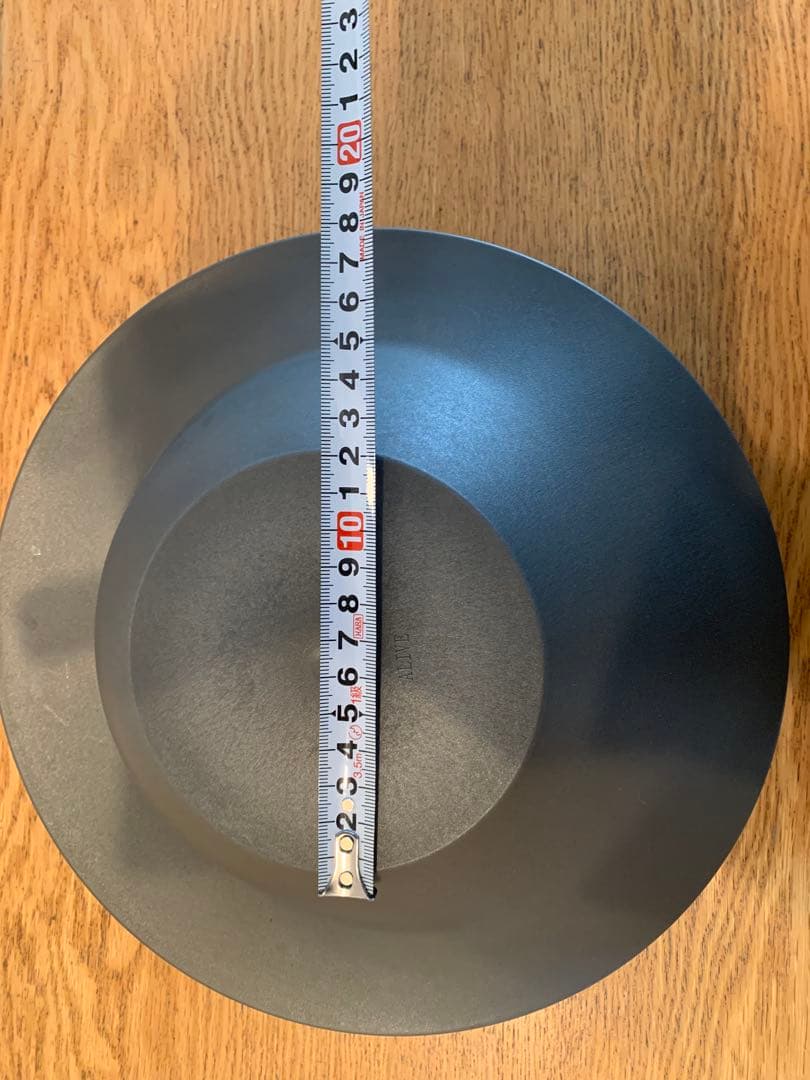 ARAS エイラス深型グレー皿 2枚セット