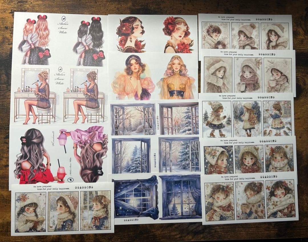 1セット限定‼️韓国作家さん素材〜ggaggong等