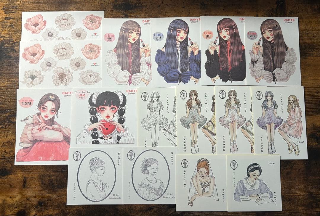 1セット限定‼️韓国作家さん素材〜ggaggong等