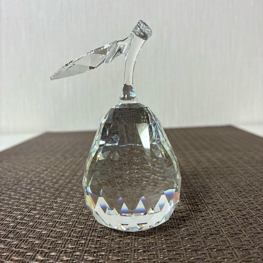 ① スワロフスキー　クリスタル　洋ナシ　ヴィンテージ　廃盤　希少
