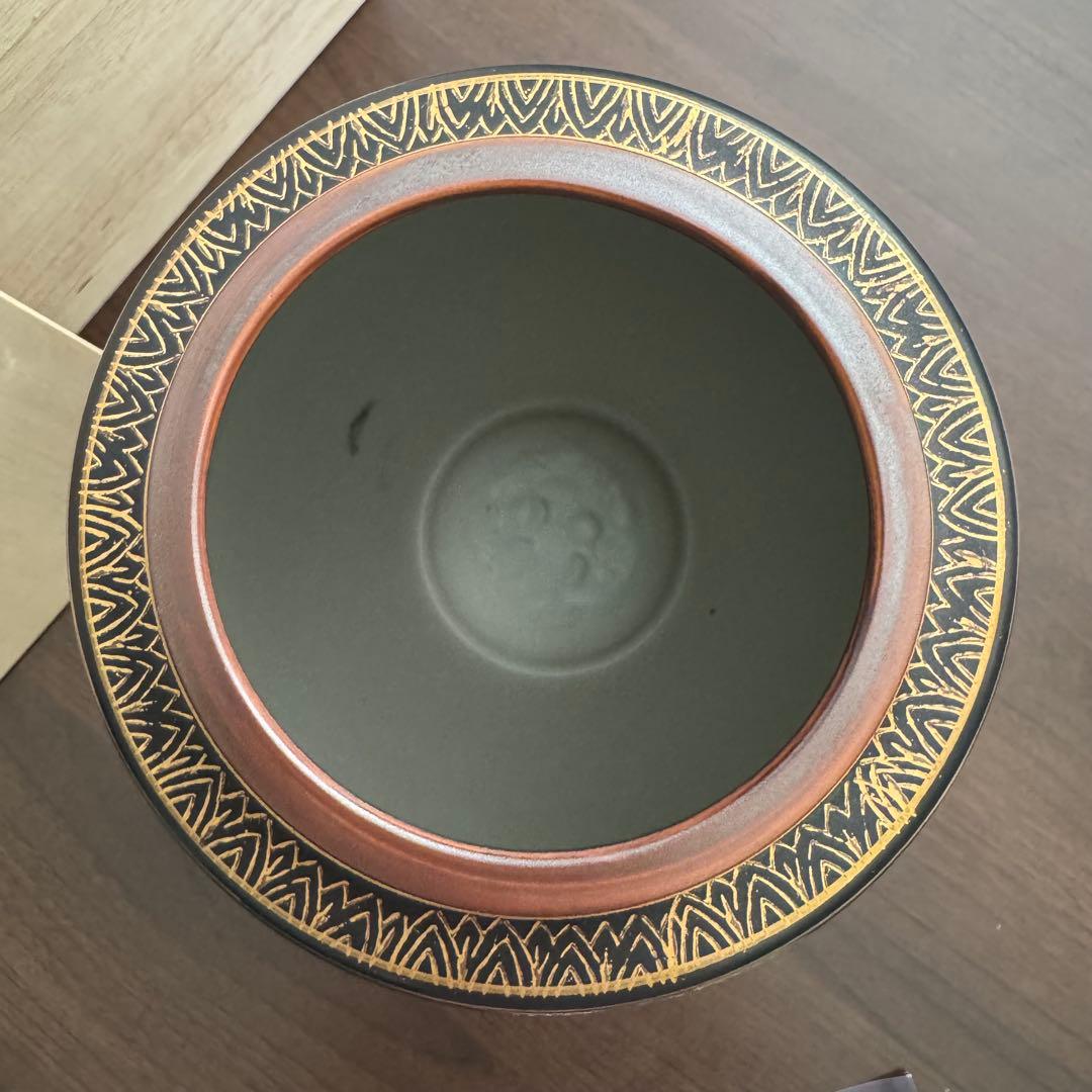 【仙龍】新品未使用 九谷焼 花瓶 陶器 箱付き