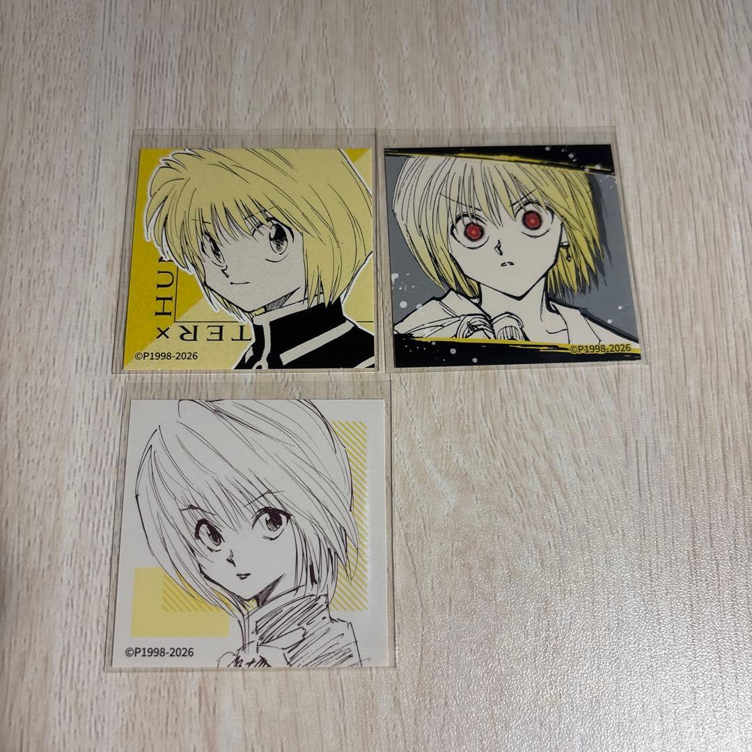 HUNTER×HUNTER クラピカ　ペタドール　スクエアステッカー　春コレ