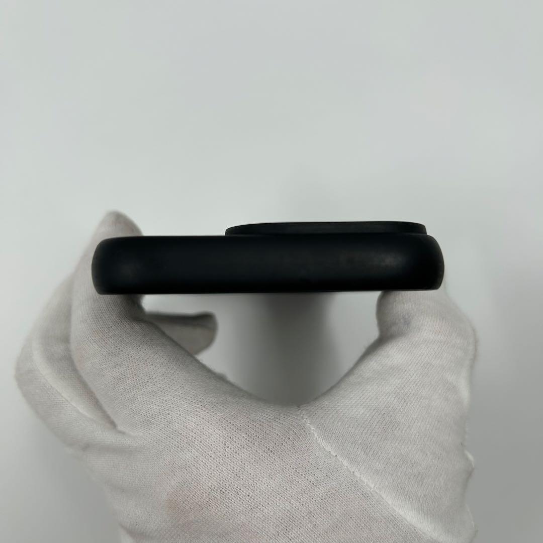 【PRADA】iPhone14pro サフィアーノレザー 三角ロゴ プレート 黒