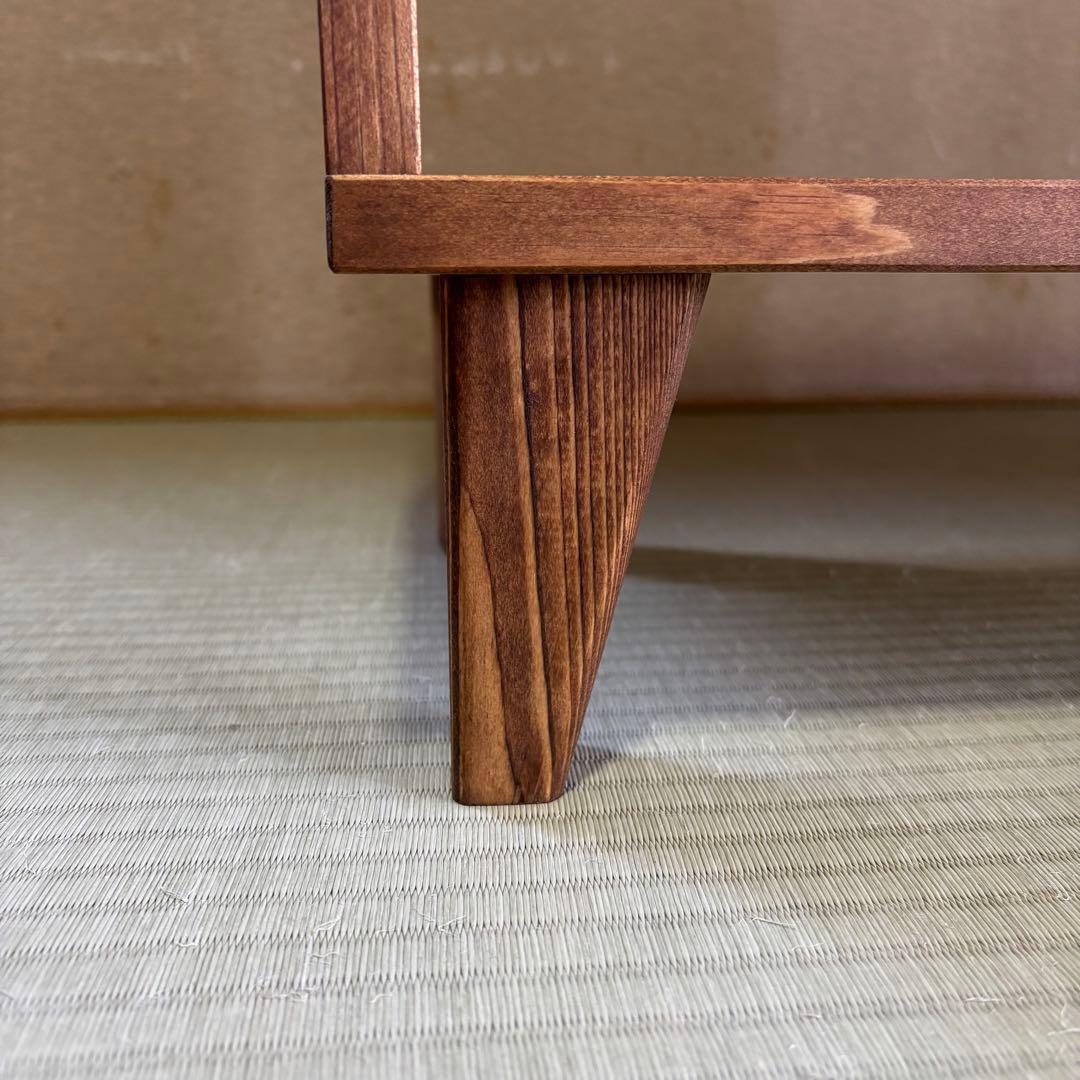 ハンドメイド　脚付き　格子型　ラック　オーダー受け付けます