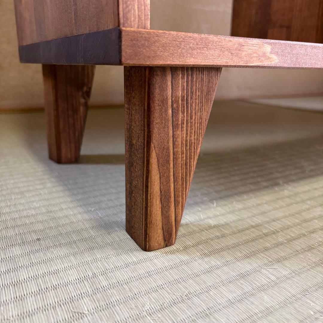 ハンドメイド　脚付き　格子型　ラック　オーダー受け付けます