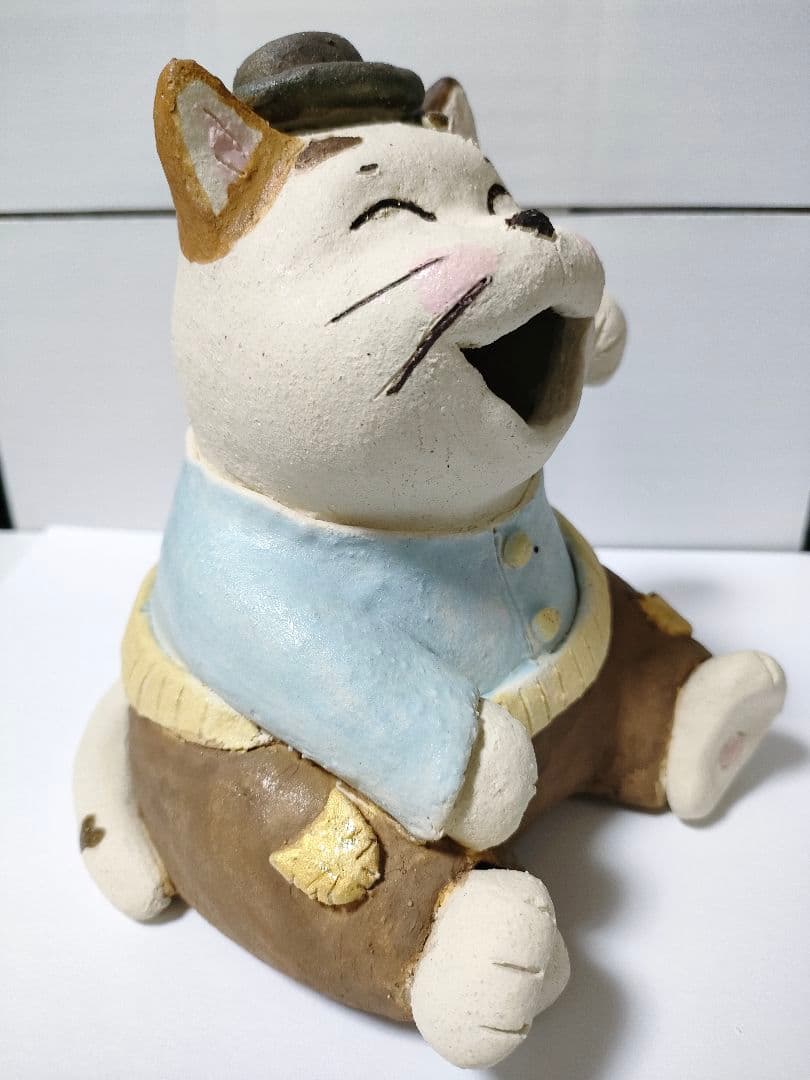 柳岡未来miku　yanaoka 陶土ねこ　とらさん