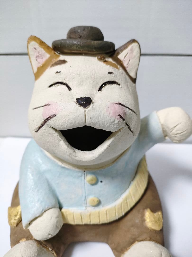 柳岡未来miku　yanaoka 陶土ねこ　とらさん