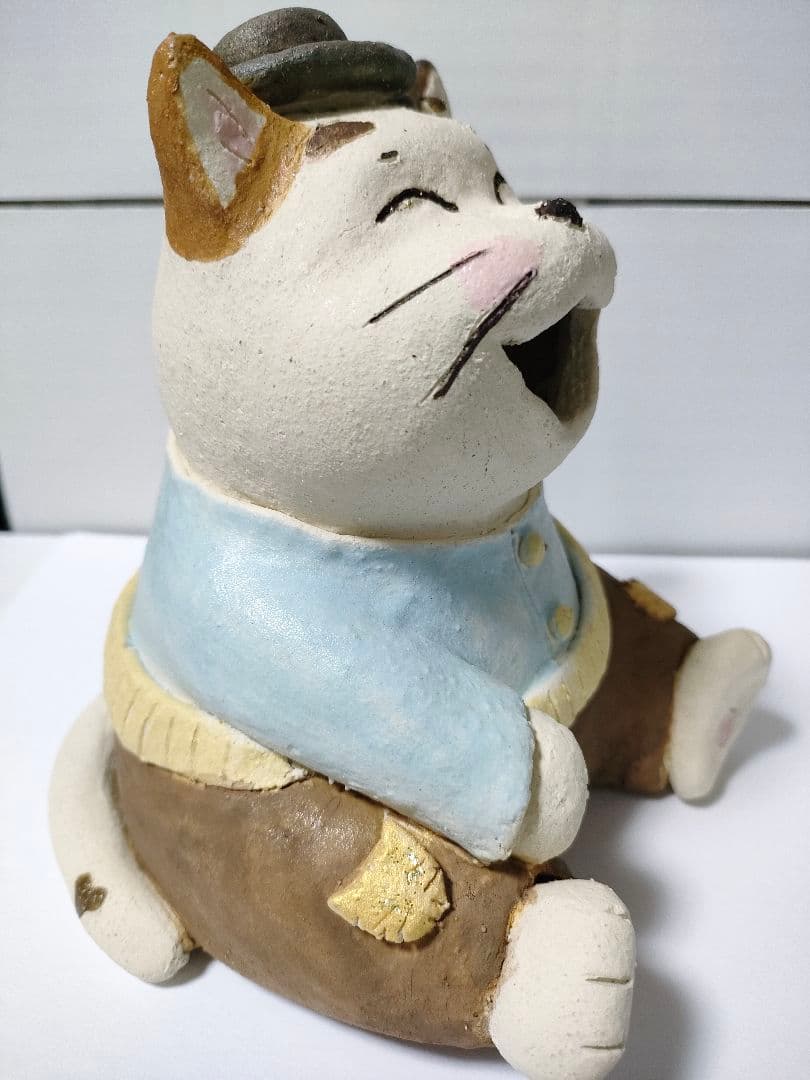 柳岡未来miku　yanaoka 陶土ねこ　とらさん