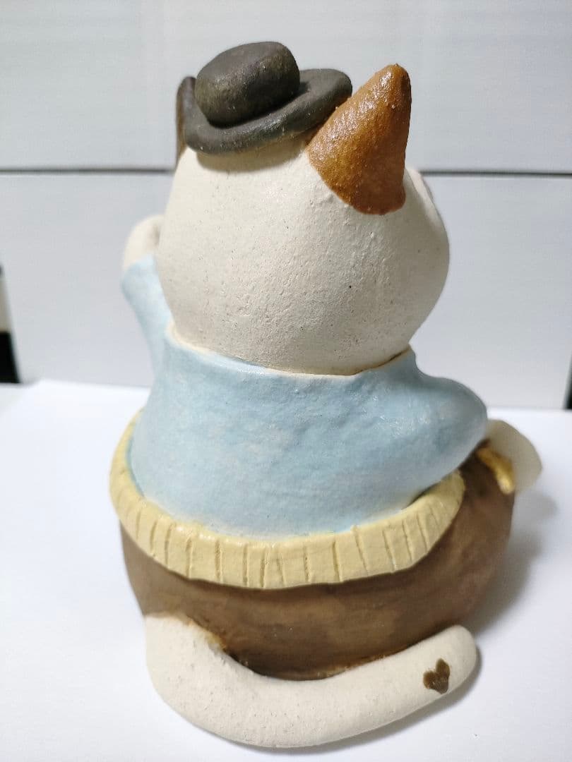 柳岡未来miku　yanaoka 陶土ねこ　とらさん