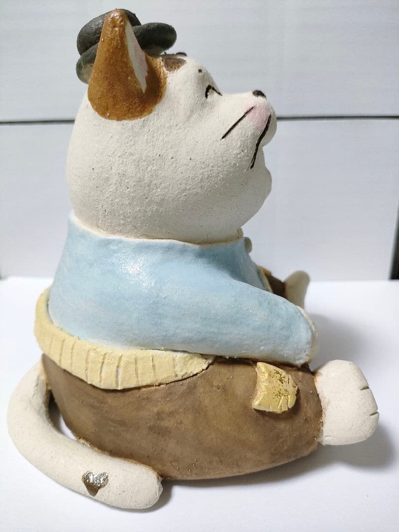 柳岡未来miku　yanaoka 陶土ねこ　とらさん