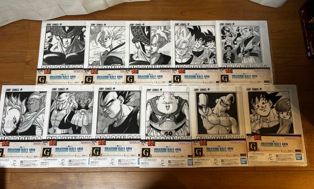 一番くじ ドラゴンボール40th ～其之二～G賞 コミックスクリアファイルセット