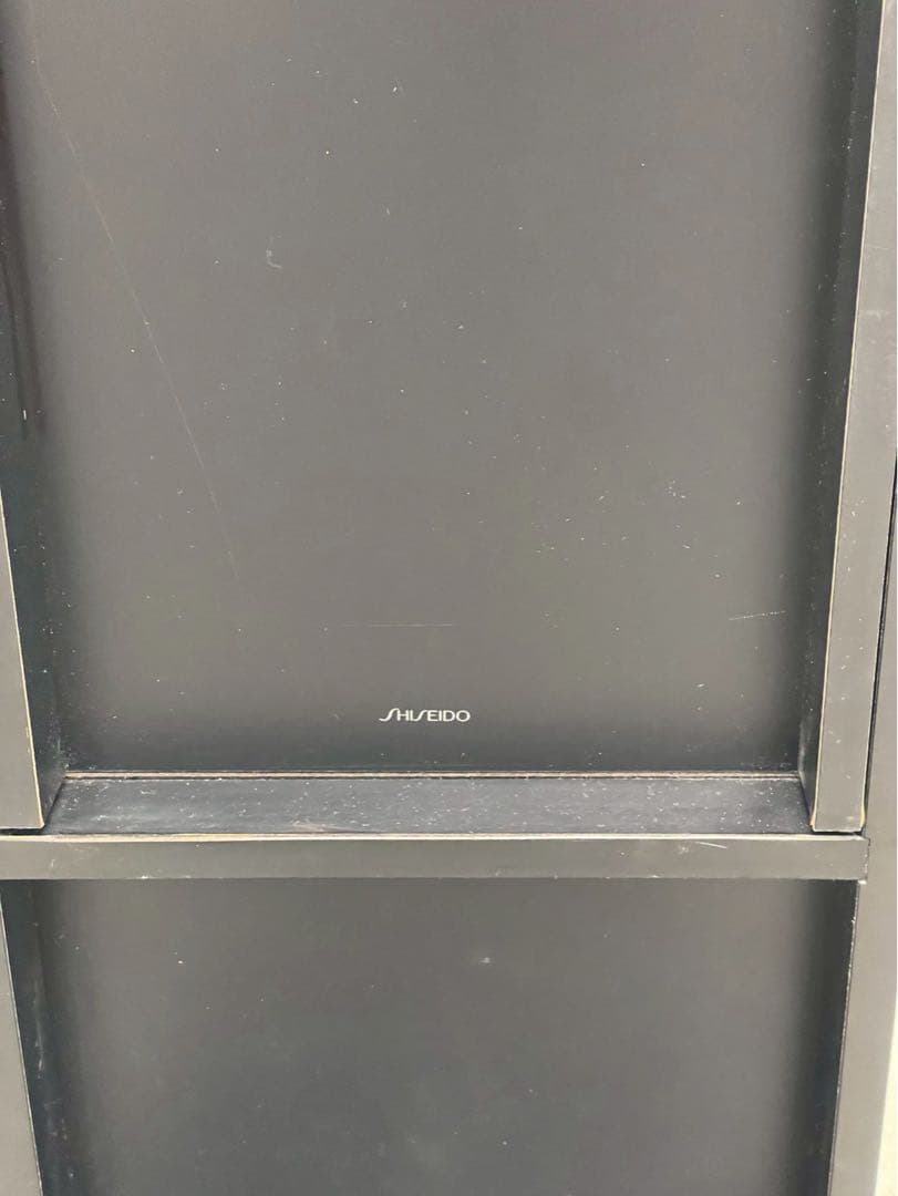 資生堂 ノベルティ スタンドミラー 全身鏡 希少 ブラック ポストモダン