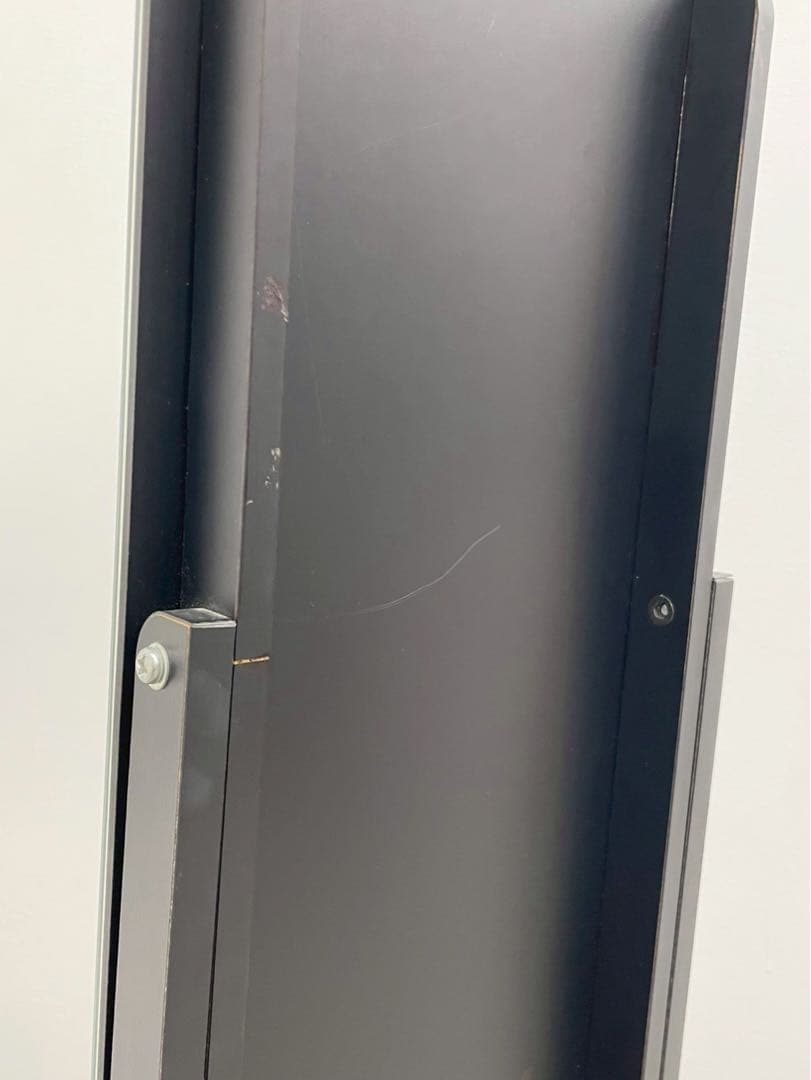 資生堂 ノベルティ スタンドミラー 全身鏡 希少 ブラック ポストモダン