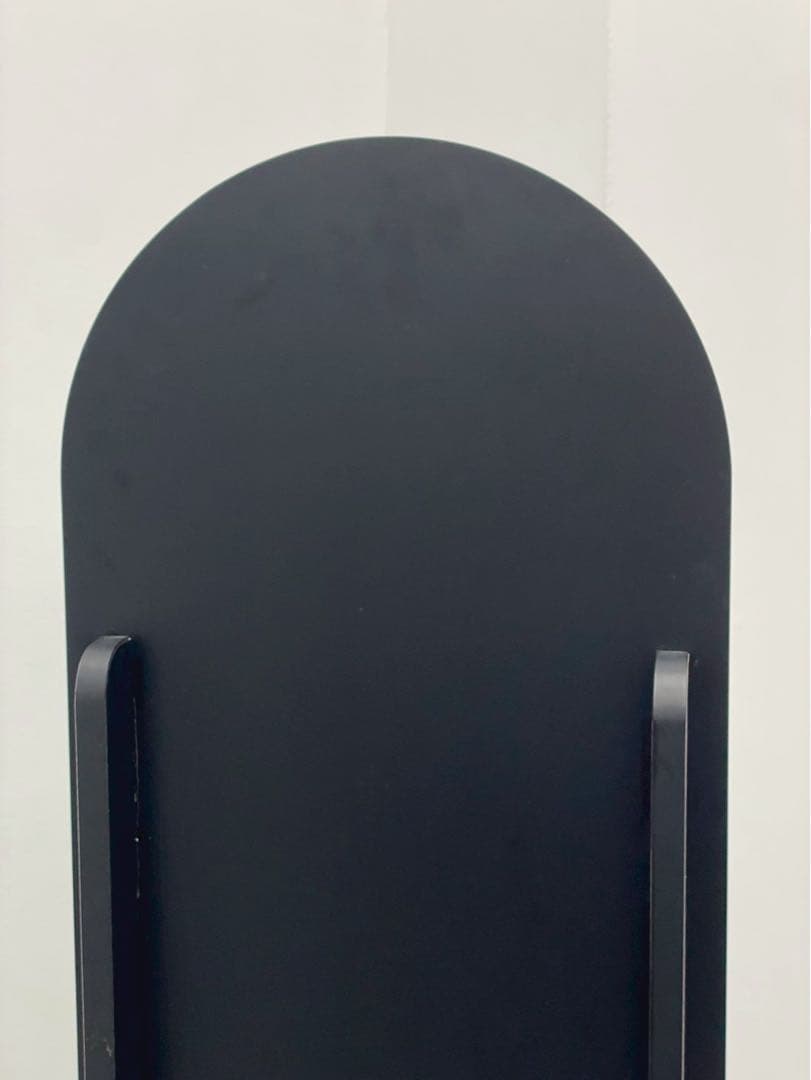 資生堂 ノベルティ スタンドミラー 全身鏡 希少 ブラック ポストモダン