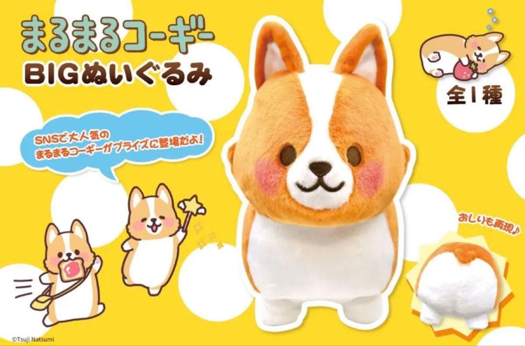 まるまるコーギー　入手困難　ぬいぐるみセット