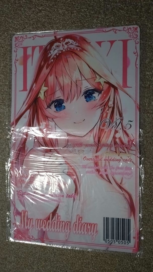 五等分の花嫁 マウスパッド プレイマット ラバーマット