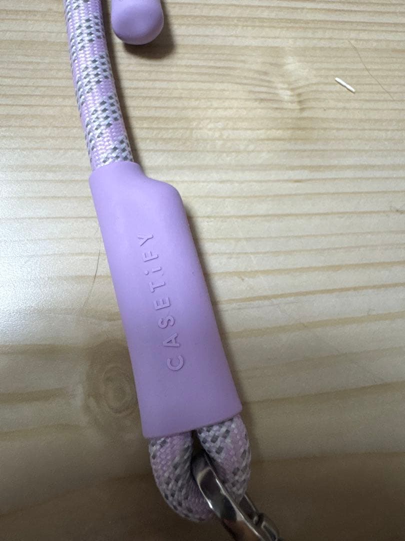 【値下げ‼️】ケースティファイ★ スマホショルダー（ロープ）ライラック