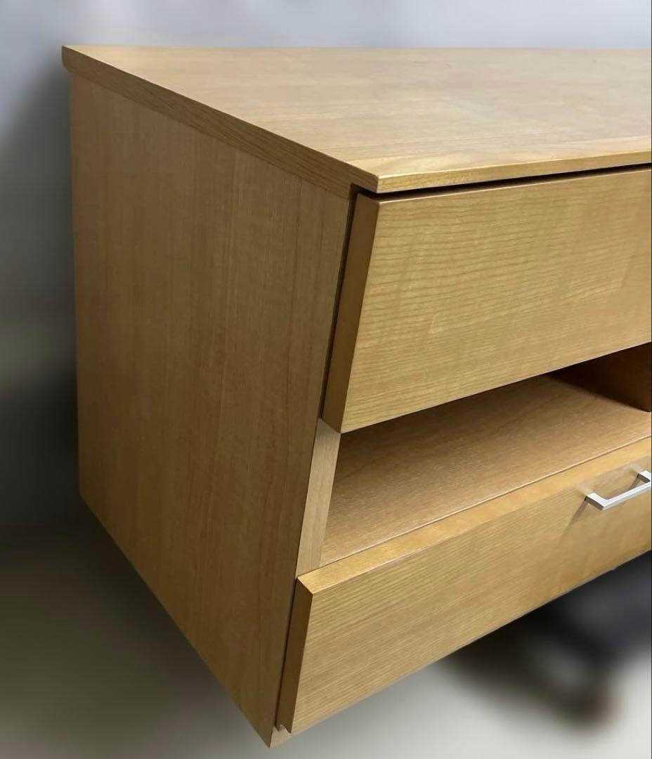 マルニ木工　マルニ　TVボード　ローボード　高級家具　ナチュラル色