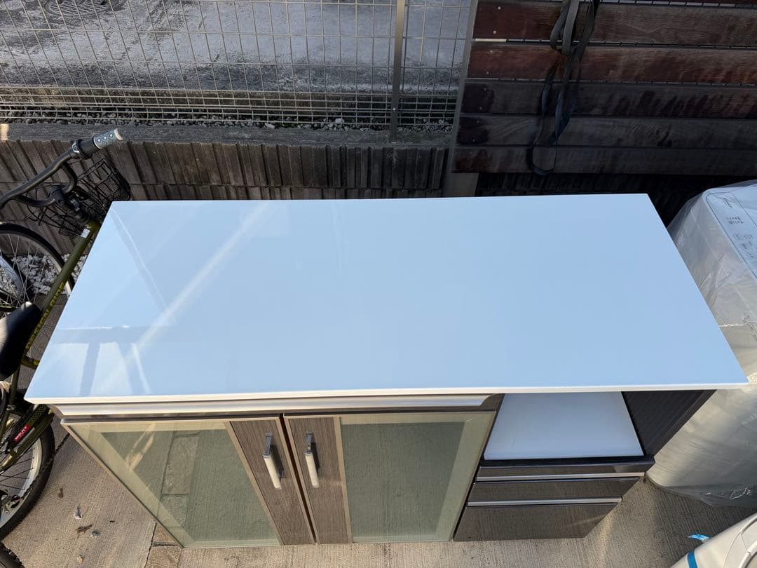 【美品】三幸ジャパン キッチンカウンター レンジボード