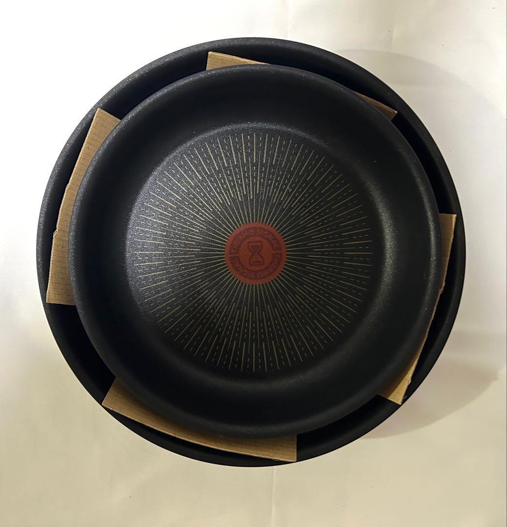 取手とティファール　IH ブルーマーキーズ　フライパン　2点セット