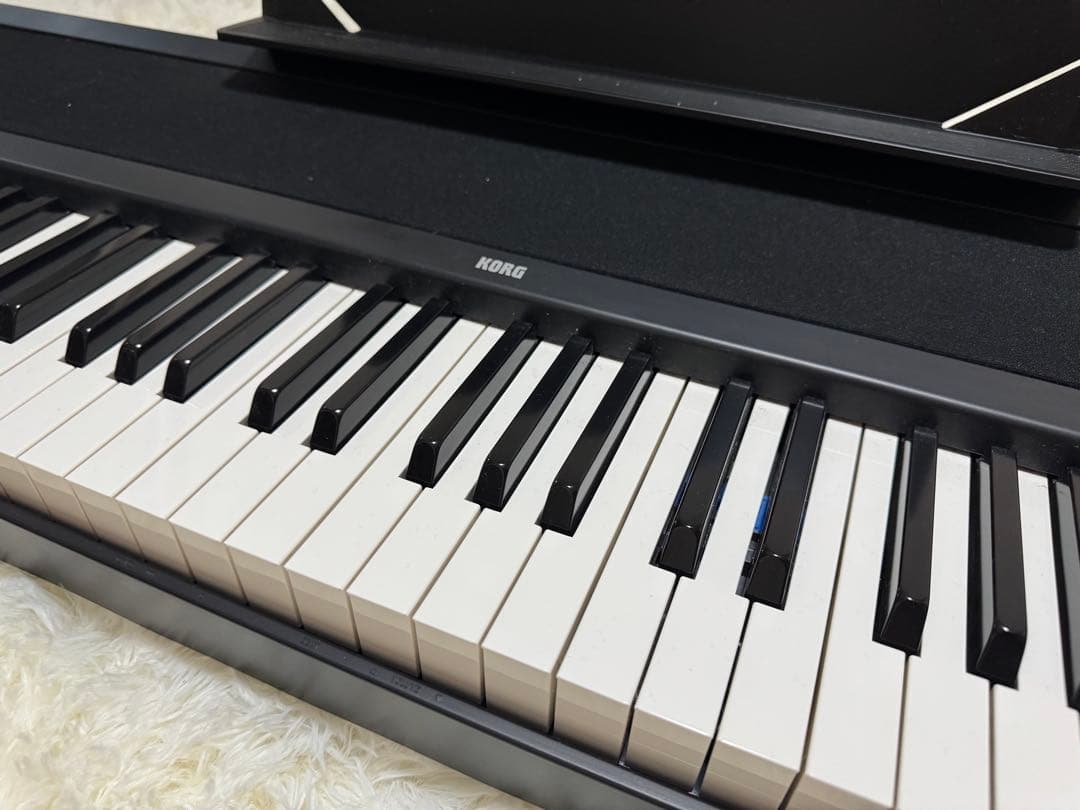 【美品】KORG B2N 電子ピアノ ペダル・譜面台付 すぐ弾けるセット♪