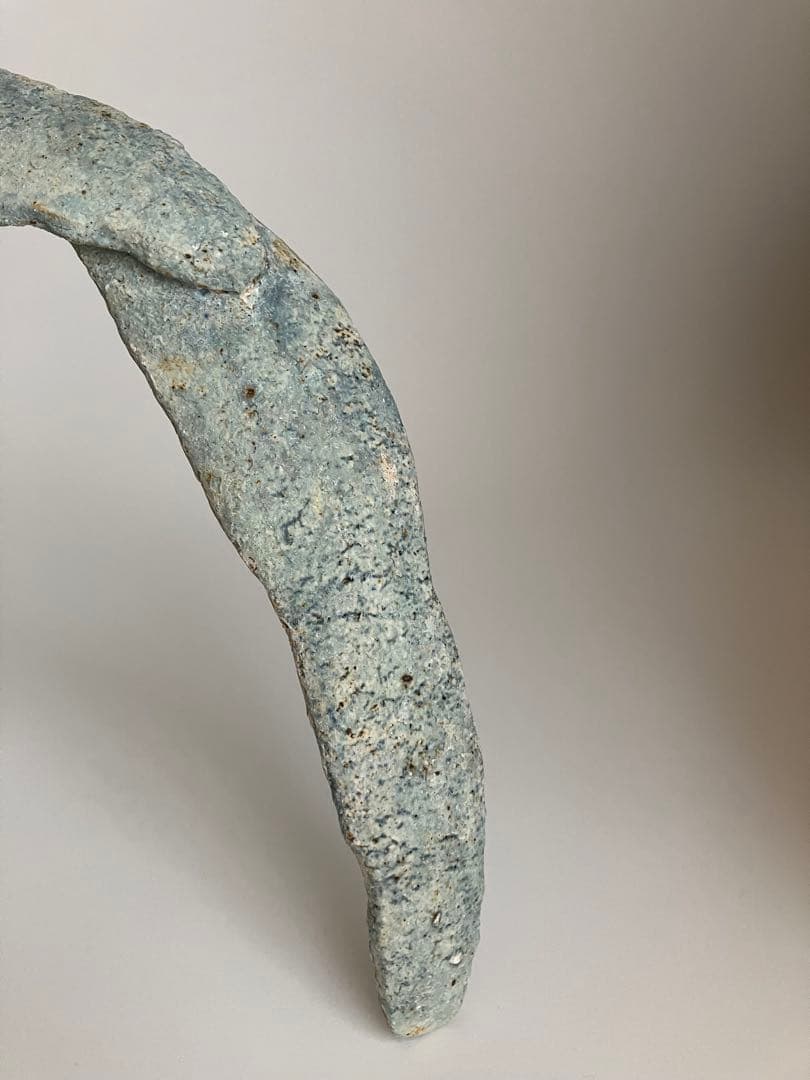 小島郁子（安藤郁子）さん作　オブジェ　焼締