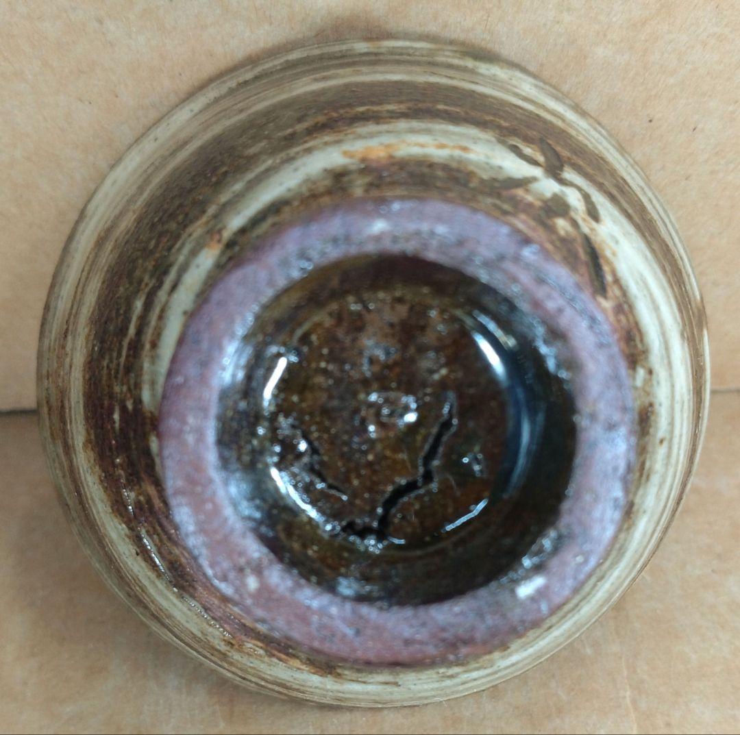 【本物保証】金城次郎 壷屋焼 ぐい呑 共箱 人間国宝 壺屋焼 魚紋ぐい呑 美品