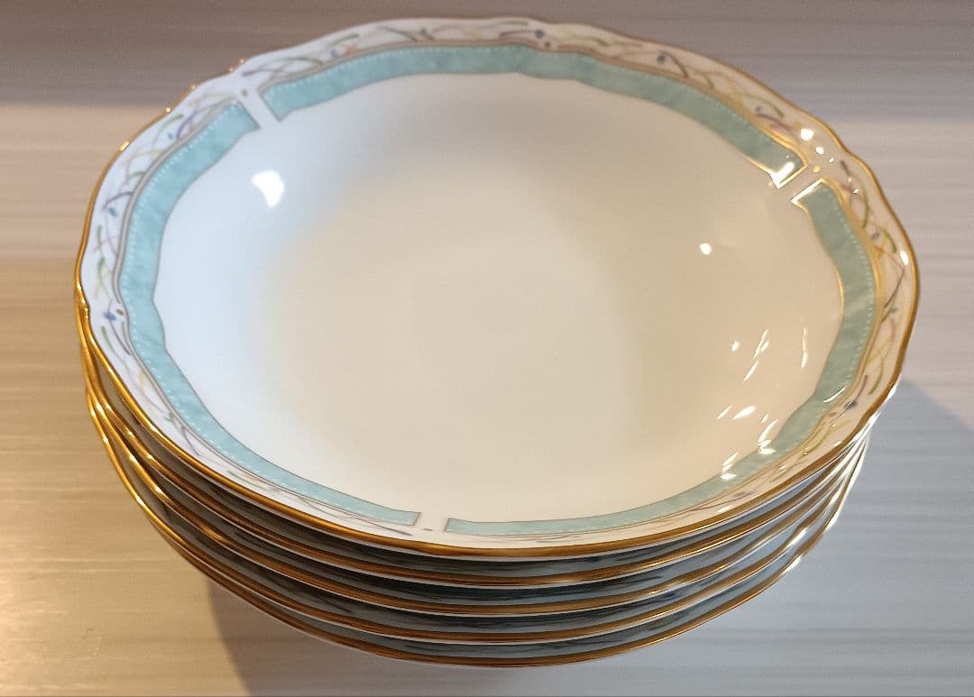 ノリタケ花麗句カレー皿5枚セット/未使用