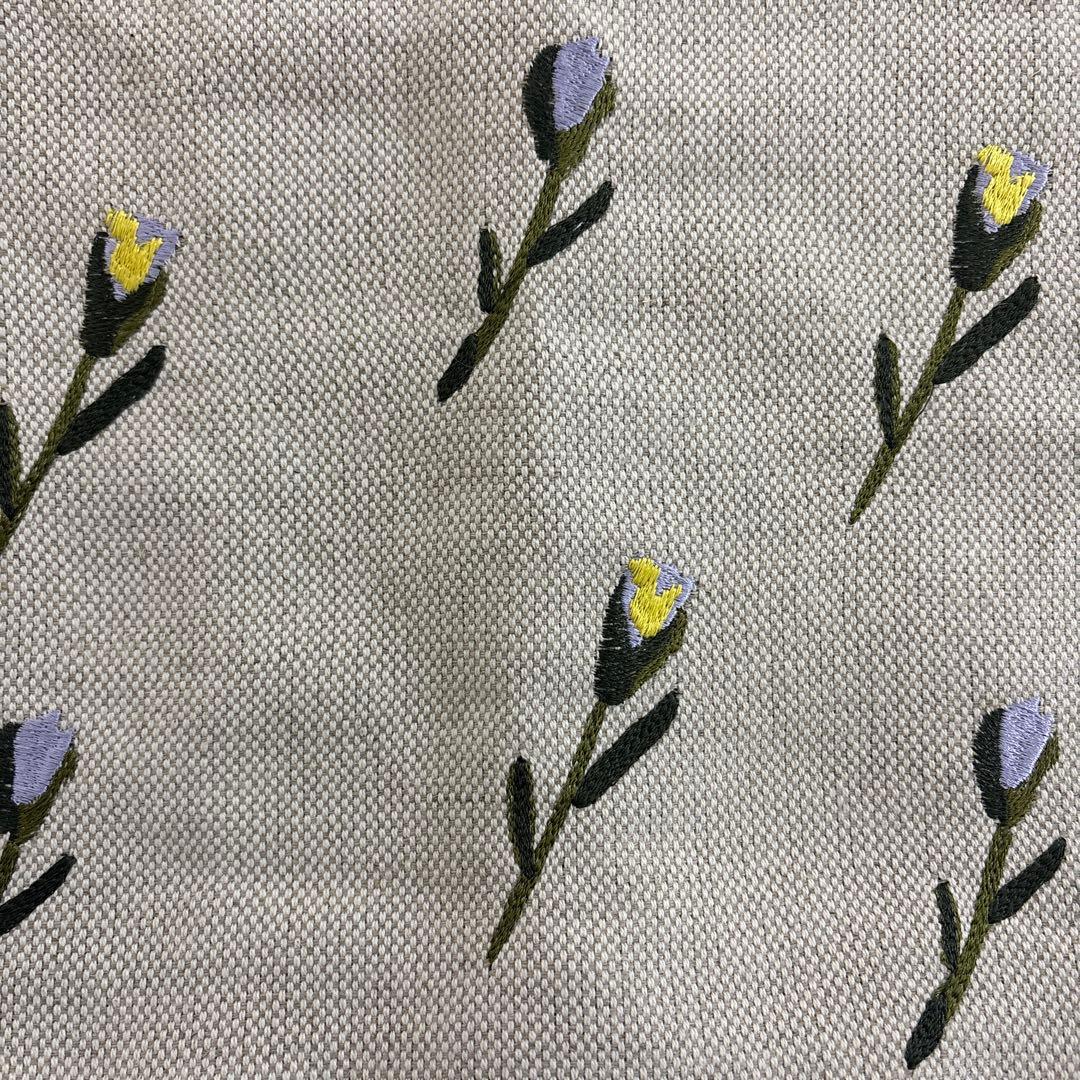 クッションカバー 刺繍 花柄 フランフラン Francfranc 2点