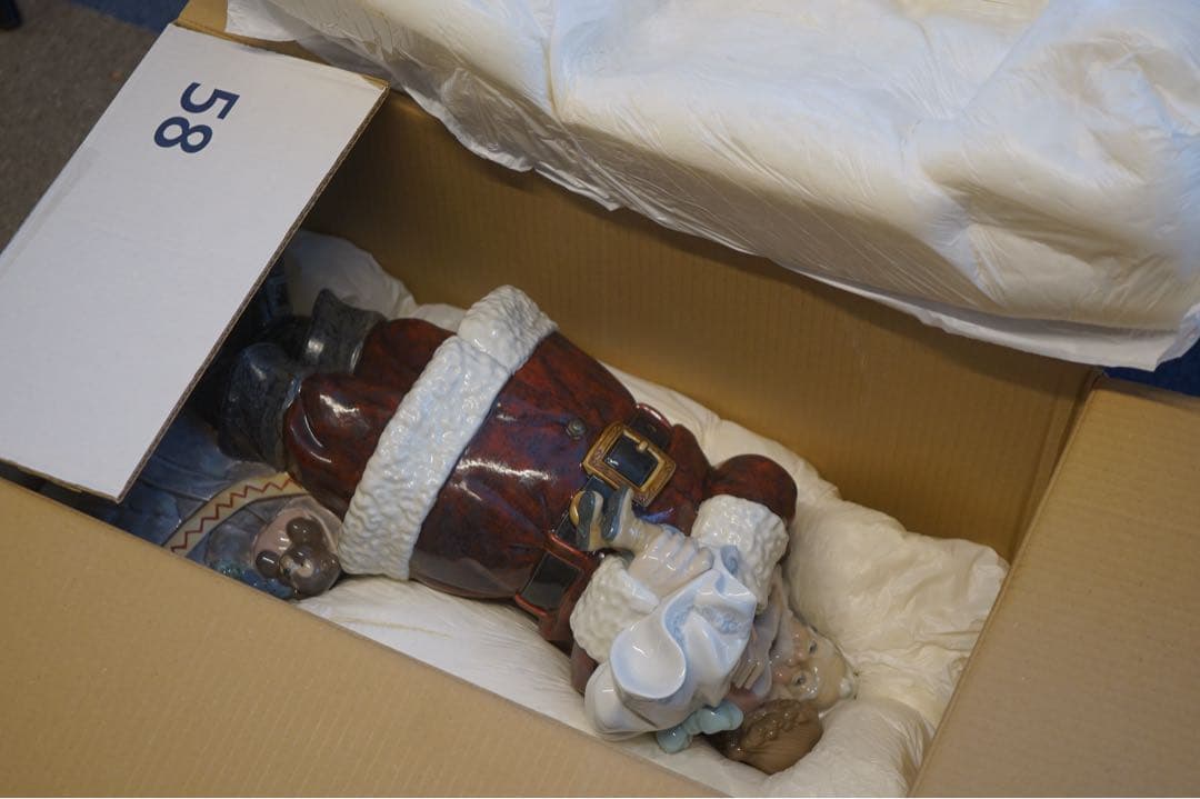 【トキさん専用】リヤドロ 幸せを届けに サンタクロース クリスマス