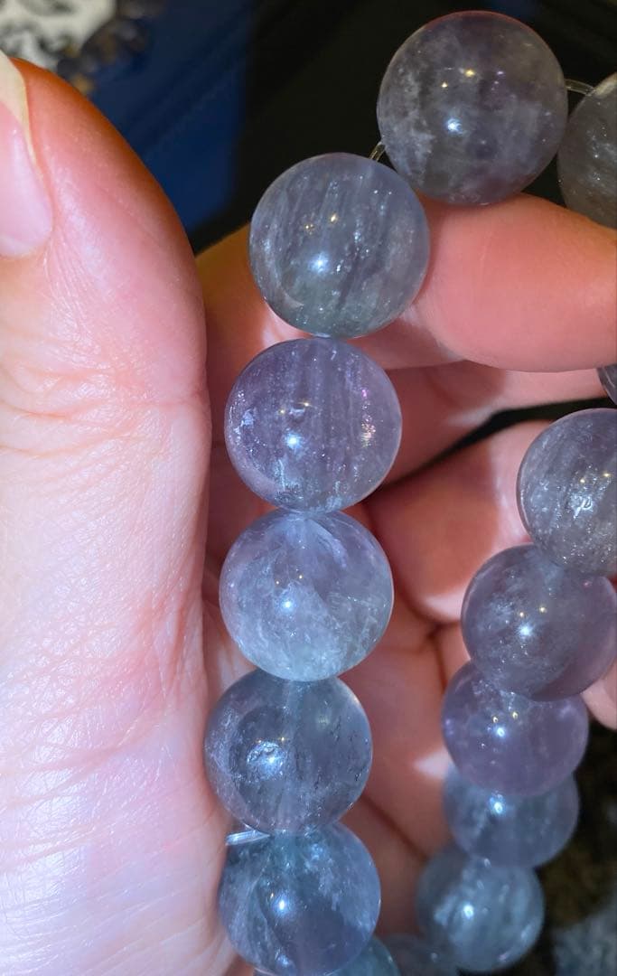 最強神道術式かけ！魅力覚醒 【超レア幻想色天使の羽フローライトブレスレット】