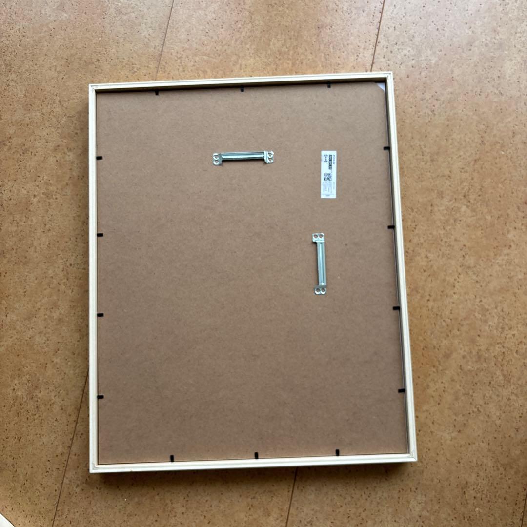 北欧暮らしの道具店 シルクスクリーン オリジナル プレート かご2枚セット 額付