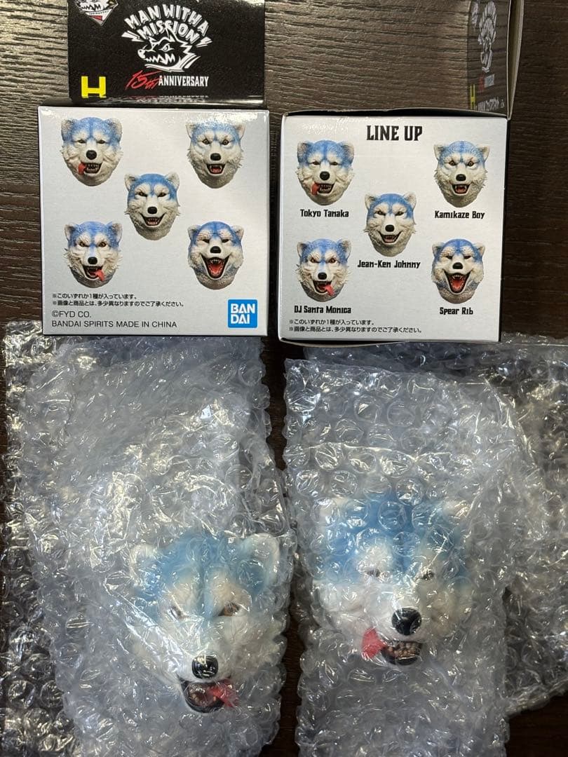 MAN WITH A MISSION 一番くじ　H賞　フェイスマグネット