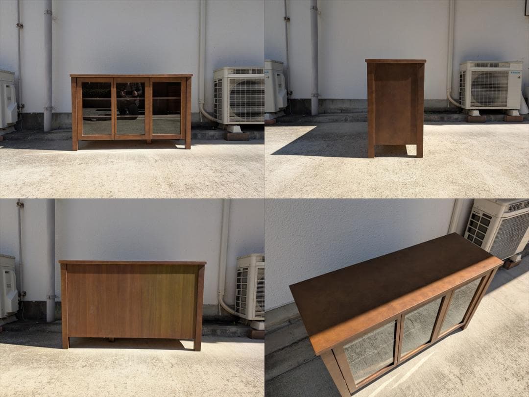 無印良品/MUJI｜サイドボードキャビネット｜収納棚｜ブラウン｜