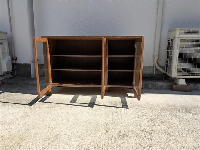 無印良品/MUJI｜サイドボードキャビネット｜収納棚｜ブラウン｜