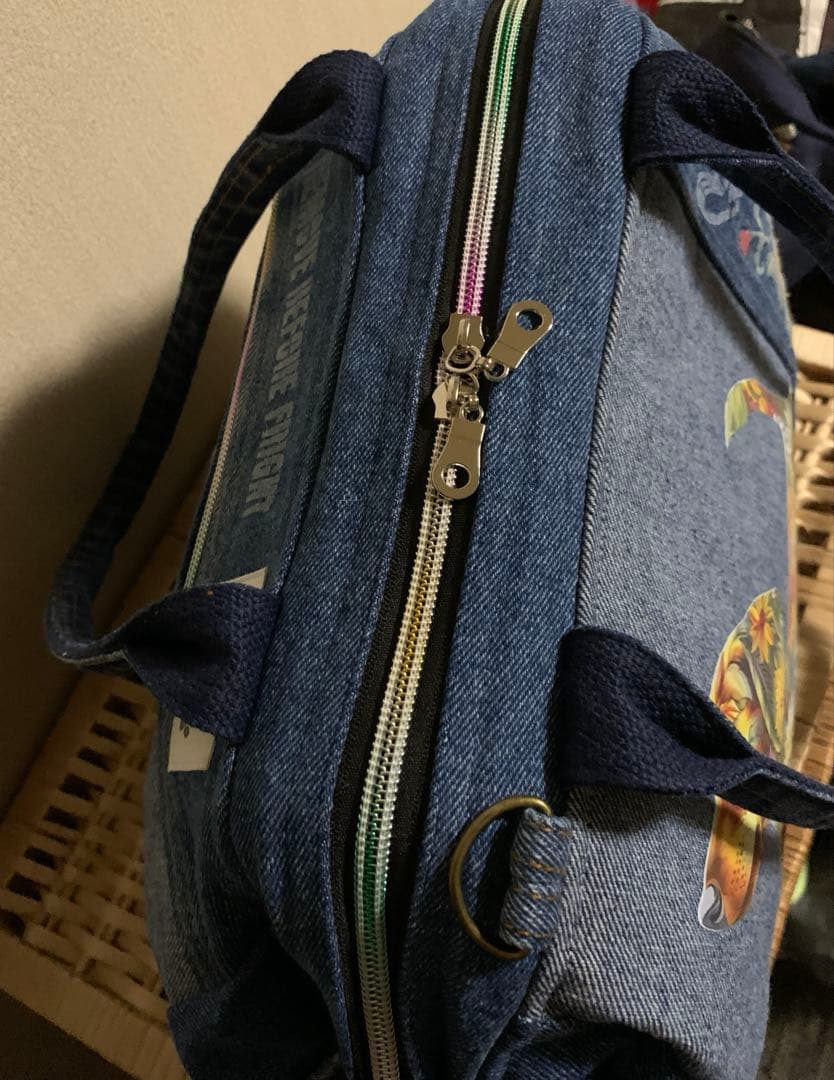 【キンザン号】ボディバッグ(小)×2、ワイヤー口金ボストンバッグ(L)×2